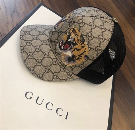 gucci tiger cap replica|gucci tiger print bucket hat.